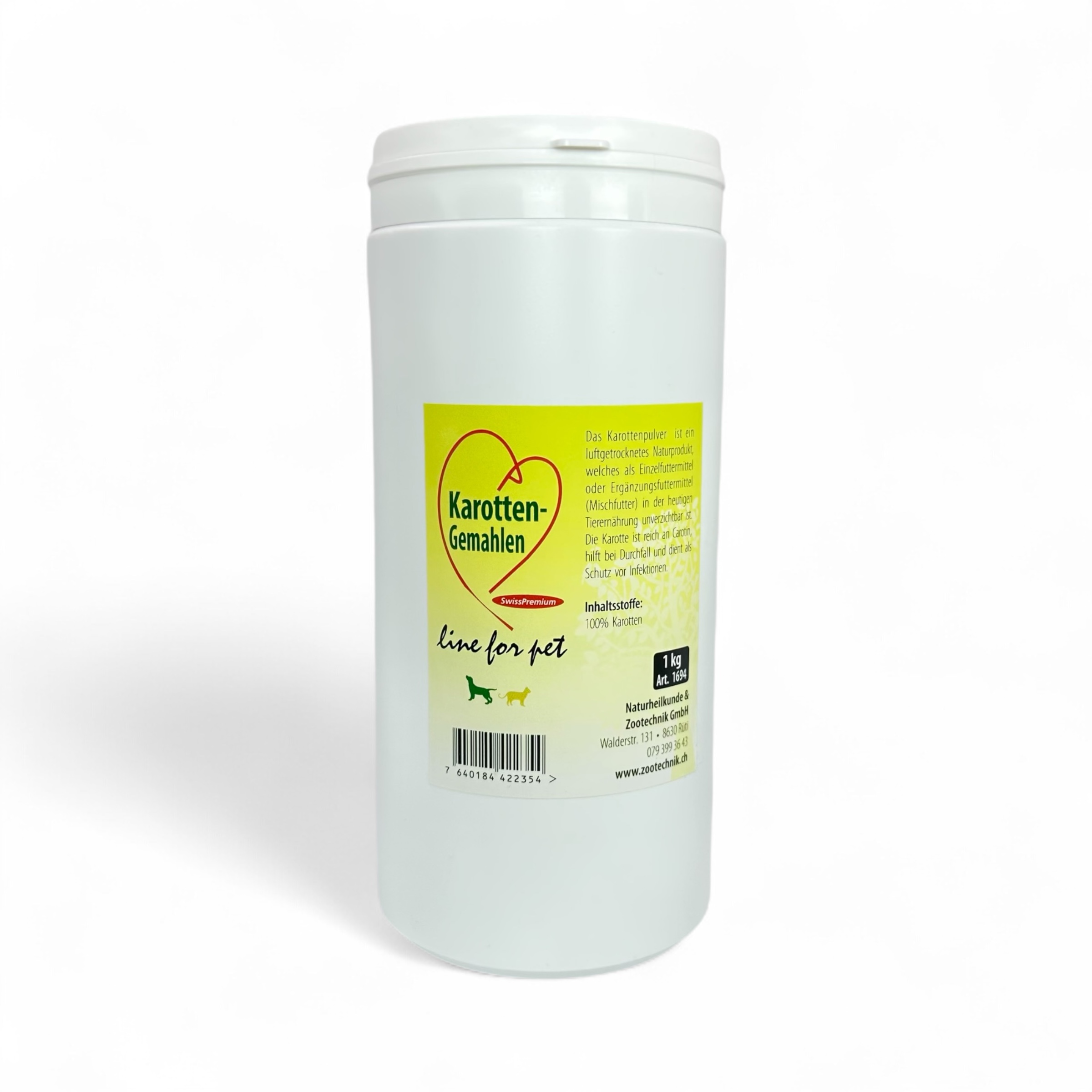 Karotten fein gemahlen, 1kg