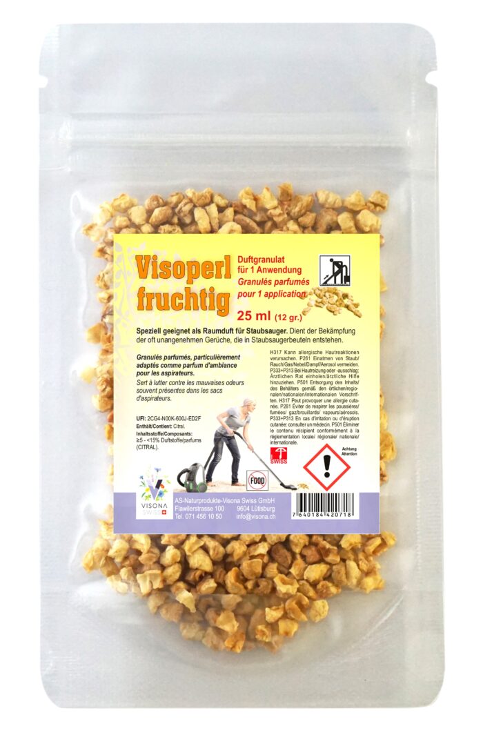 Visoperl - Duftgranulat 25 x 12g (25ml) für Staubsauger – Bild 3
